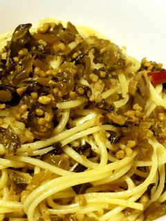 決め手は昆布茶とバター!高菜スパゲティ-レシピのメイン写真