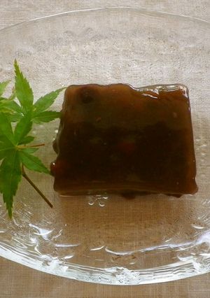 手作りあずきあんで水ようかん-レシピのメイン写真