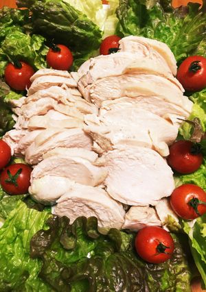 簡単安い節約鶏胸肉ハム-レシピのメイン写真