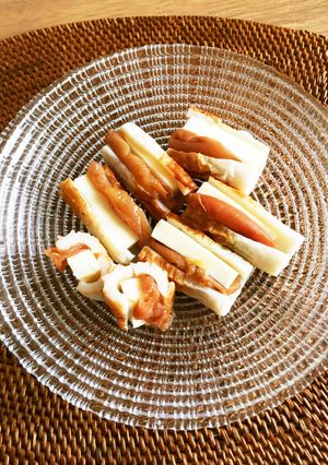 南高梅干しとチーズのちくわサンド-レシピのメイン写真