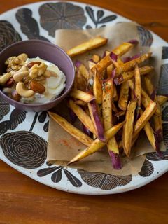 さつまいもフライの ハニーチーズディップ-レシピのメイン写真