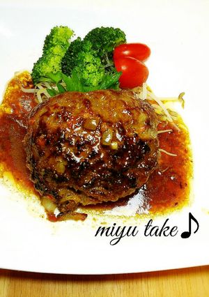 肉肉しいハンバーグ♪-レシピのメイン写真