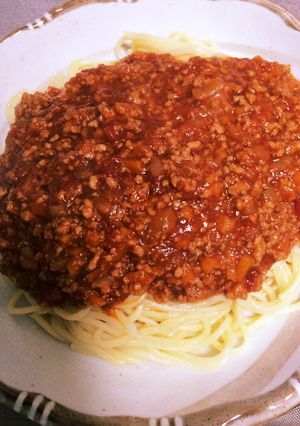 簡単手作りミートスパゲティ-レシピのメイン写真