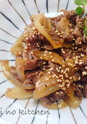*牛肉と玉ねぎの和風スタミナ炒め*-レシピのメイン写真