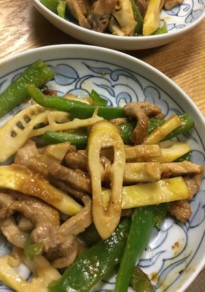 破竹と豚肉のみそ炒め-レシピのメイン写真