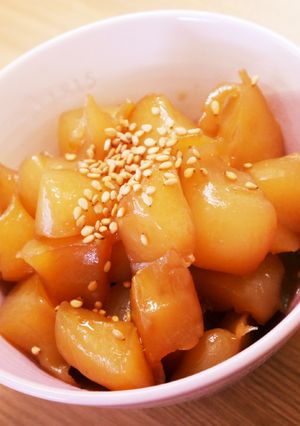 コンニャク照り煮-レシピのメイン写真