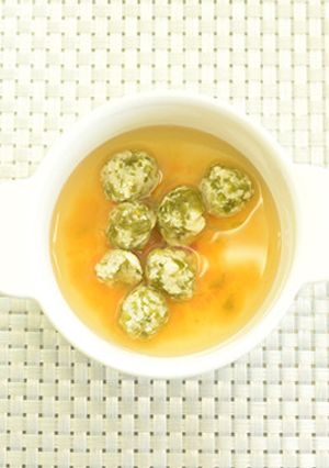 【離乳食中期】肉だんごのスープ-レシピのメイン写真