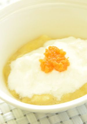 【離乳食中期】人参とバナナヨーグルト-レシピのメイン写真