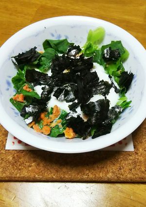 海苔をかけて♪和風ココット-レシピのメイン写真