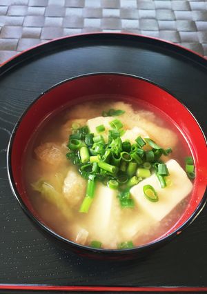 高野豆腐★母の味いりこだしのお味噌汁-レシピのメイン写真