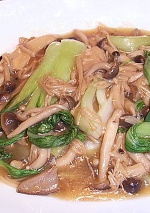 ♪青梗菜ときのこのさっぱり煮-レシピのメイン写真