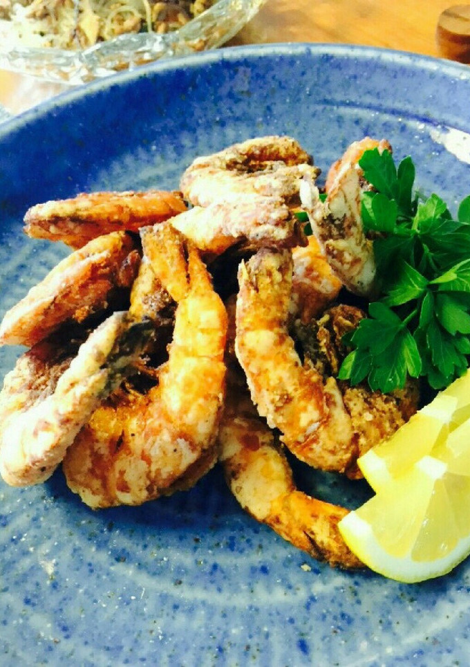 殻ごと食べる海老のぱりぱりエスニック揚げ-レシピのメイン写真