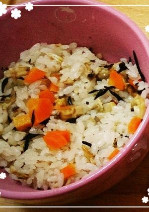 鉄分豊富なあさりの炊き込みご飯-レシピのメイン写真