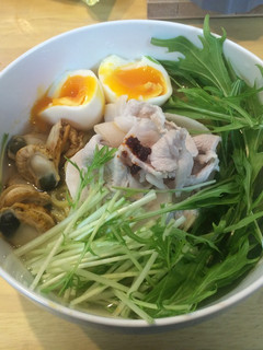 貝の出汁で冷たいラーメン-レシピのメイン写真