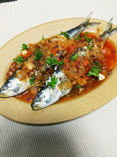 トマトソースでおいしい☆イワシの香草焼き-レシピのメイン写真