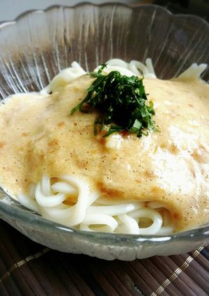 梅トロロ＊冷しうどん-レシピのメイン写真