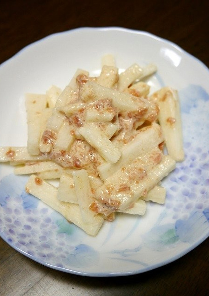 ダイエット！長芋の梅マヨ和え-レシピのメイン写真