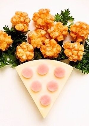 6Pチーズの美味しいおつまみ花束-レシピのメイン写真