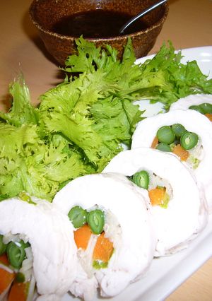 簡単ヘルシー美味しい♪鶏胸ロール-レシピのメイン写真
