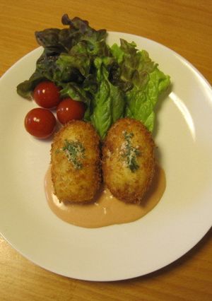 牛乳で作るカニクリームコロッケ-レシピのメイン写真
