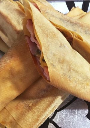糖質制限 豆腐皮でブリトー風-レシピのメイン写真