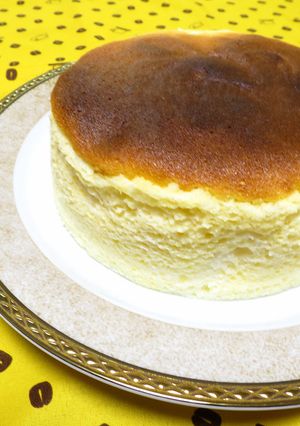 【簡単】ふわふわスフレチーズケーキ♪-レシピのメイン写真