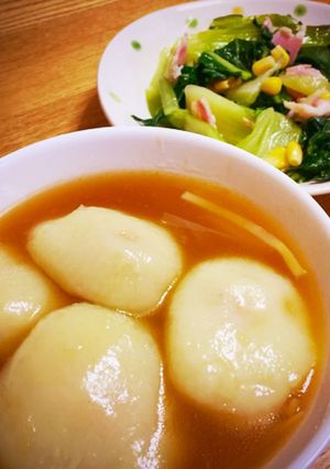 とろりんじゃが豚ボールの☆中華スープ-レシピのメイン写真