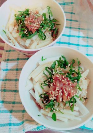 ちゃちゃっと簡単♫大根と青しそのサラダ♡-レシピのメイン写真