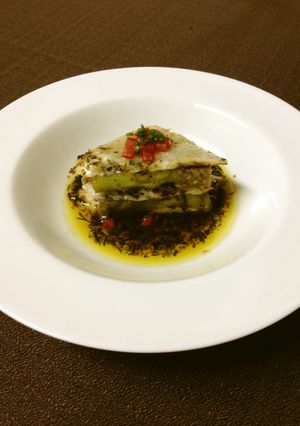 鯛と博多なすのミルフィーユ-レシピのメイン写真