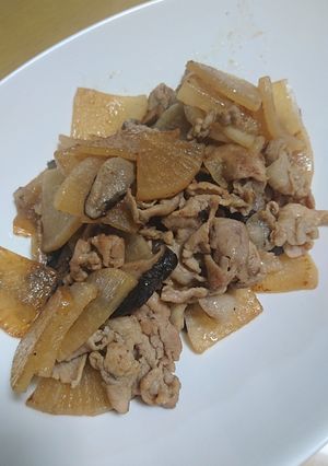 味が染み染み♪大根の炒め煮-レシピのメイン写真