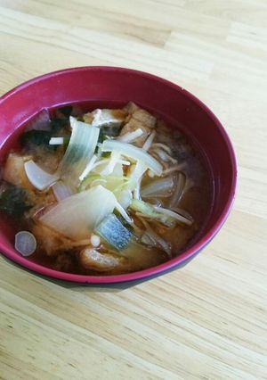 ☆新玉と新じゃがの味噌汁☆-レシピのメイン写真