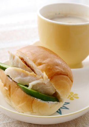 チキンサンド★サラダチキンで簡単♪-レシピのメイン写真