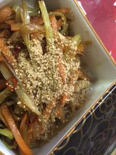 セロリのきんぴら-レシピのメイン写真