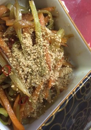 セロリのきんぴら-レシピのメイン写真