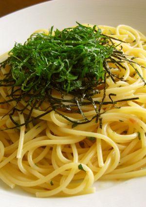 ランチに　梅干しと大葉のパスタ-レシピのメイン写真
