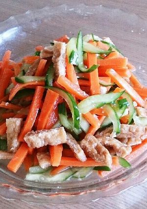 簡単味付け♪きゅうりと人参の副菜-レシピのメイン写真