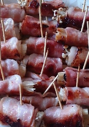えのき(まいたけ)のベーコン巻き-レシピのメイン写真