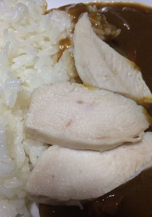 カレーのトッピングにサラダチキン-レシピのメイン写真