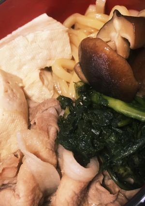 すきやき風味うどん＊-レシピのメイン写真