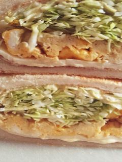 キャベツたっぷり♪卵とチーズホットサンド-レシピのメイン写真