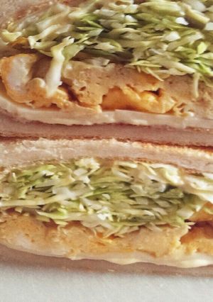 キャベツたっぷり♪卵とチーズホットサンド-レシピのメイン写真