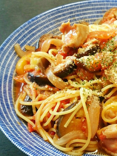 茄子がおいしいトマトパスタ-レシピのメイン写真