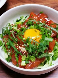 カツオのユッケ風-レシピのメイン写真