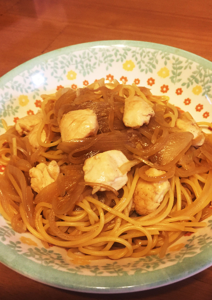柚子胡椒香る♡ささみの和風しょうゆパスタ-レシピのメイン写真