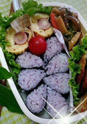 女子高生 お弁当⑩簡単⭐藤の花-レシピのメイン写真
