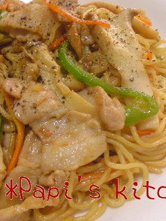 ★エリンギと豚肉やきそば★-レシピのメイン写真