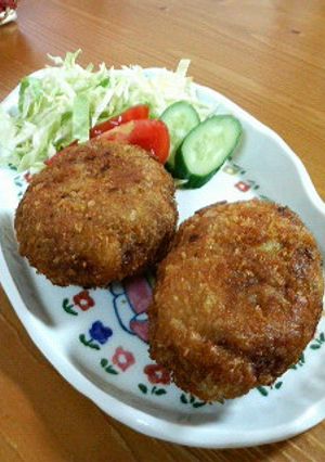 ☆我が家のジュ～シ～なメンチカツ定食☆-レシピのメイン写真
