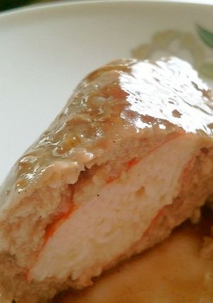 かにかま入りハンバーグ-レシピのメイン写真