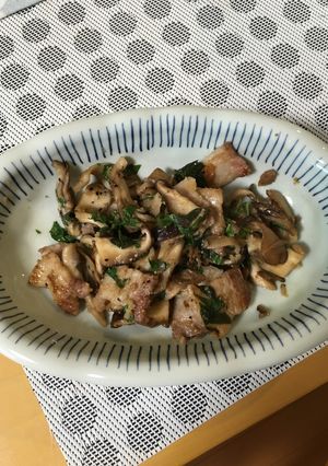 きのこと豚肉炒め★大葉の香り-レシピのメイン写真