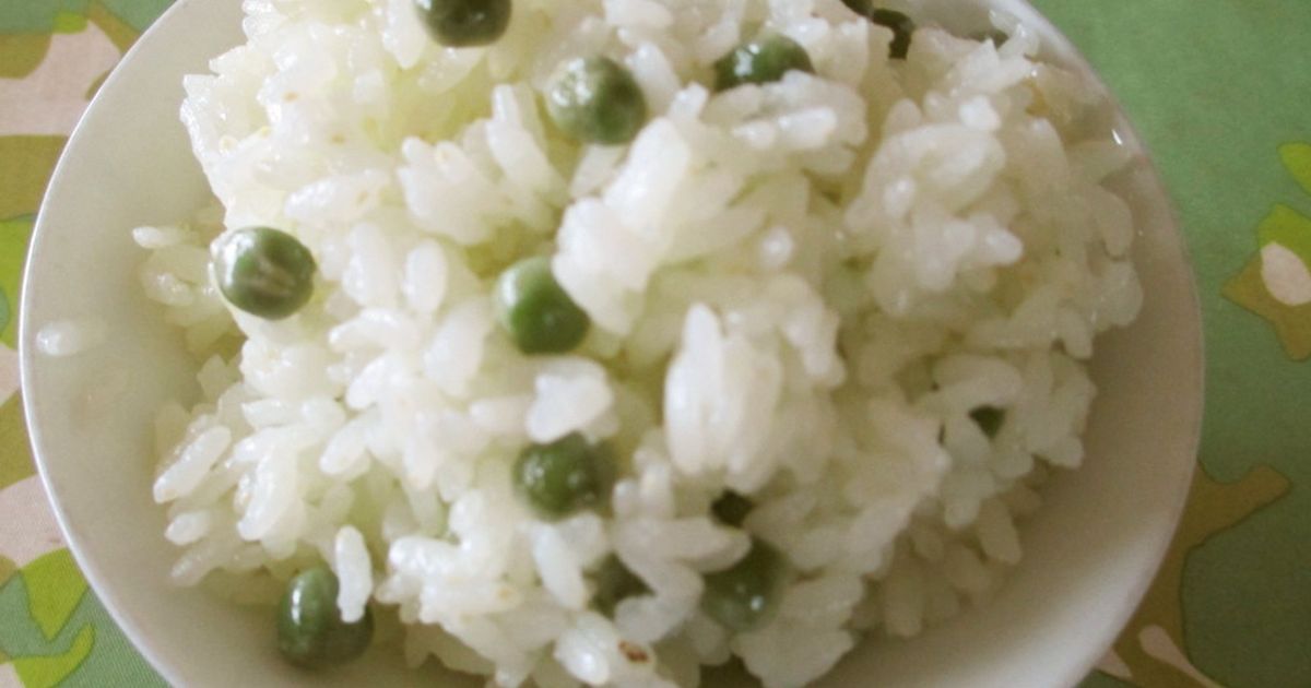 豆ごはん 色鮮やか、シワにならないポイント紹介】豆ごはん(豆ご飯)の